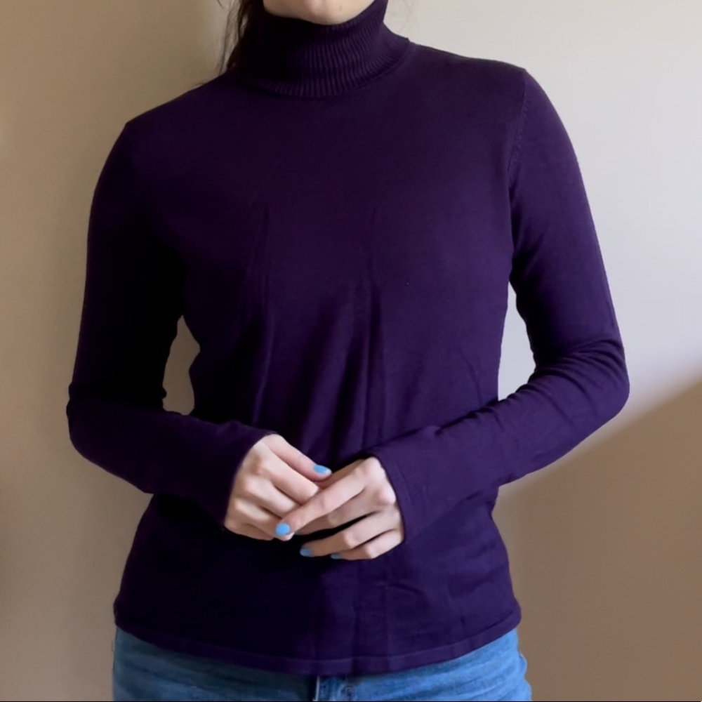 Purple Turtleneck